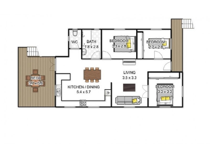 1/99 Riding Road, Hawthorne QLD 4171 Floorplan
