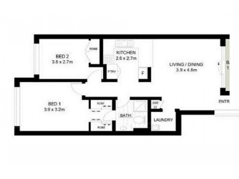 12/27 Whiting Street, Labrador QLD 4215 Floorplan