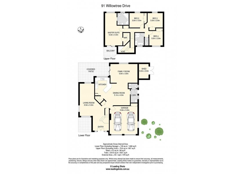 91 Willowtree Drive, Flinders View QLD 4305 Floorplan