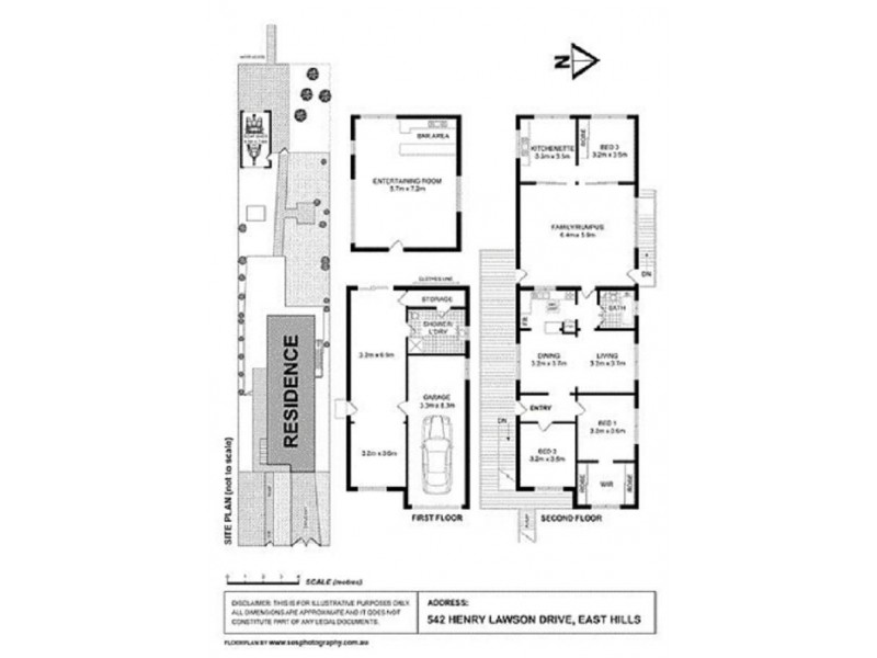 542 Henry Lawson Drive, East Hills NSW 2213 Floorplan