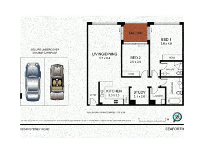 202/540 Sydney Road, Seaforth NSW 2092 Floorplan