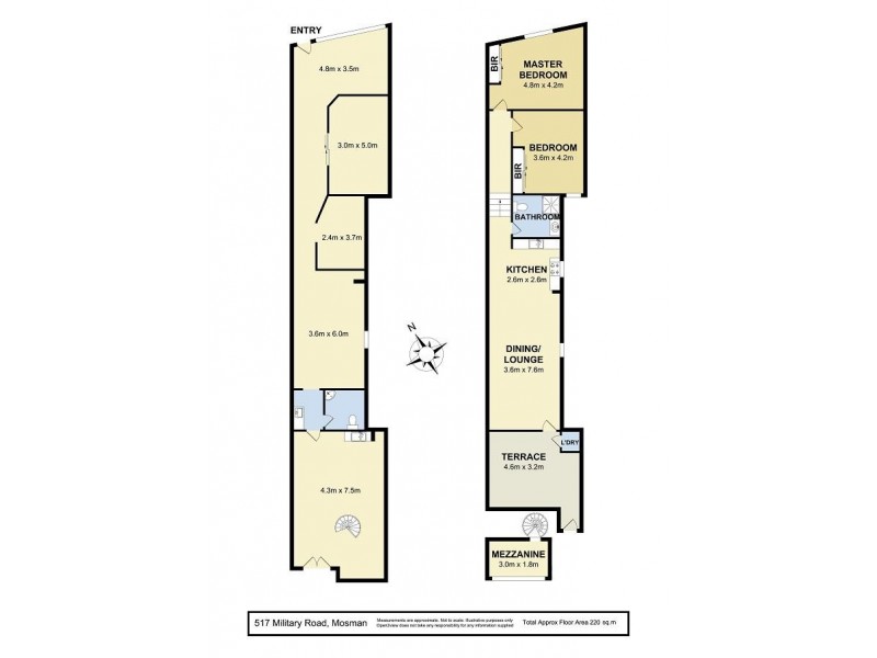 1/517 Military Road, Mosman NSW 2088 Floorplan