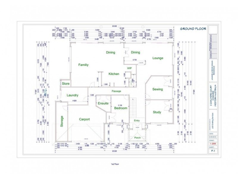 8 Chalmers Court, Mindarie WA 6030 Floorplan