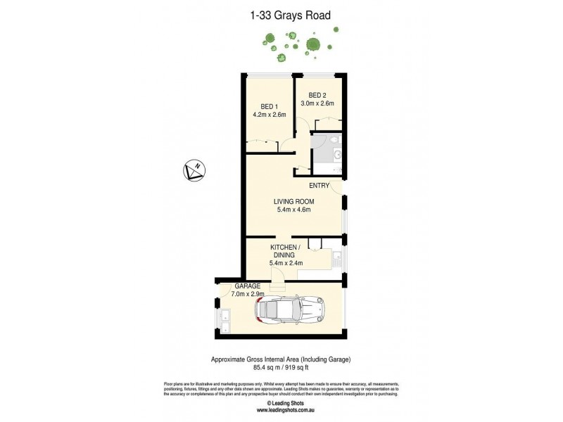 1/33 Grays Road, Gaythorne QLD 4051 Floorplan