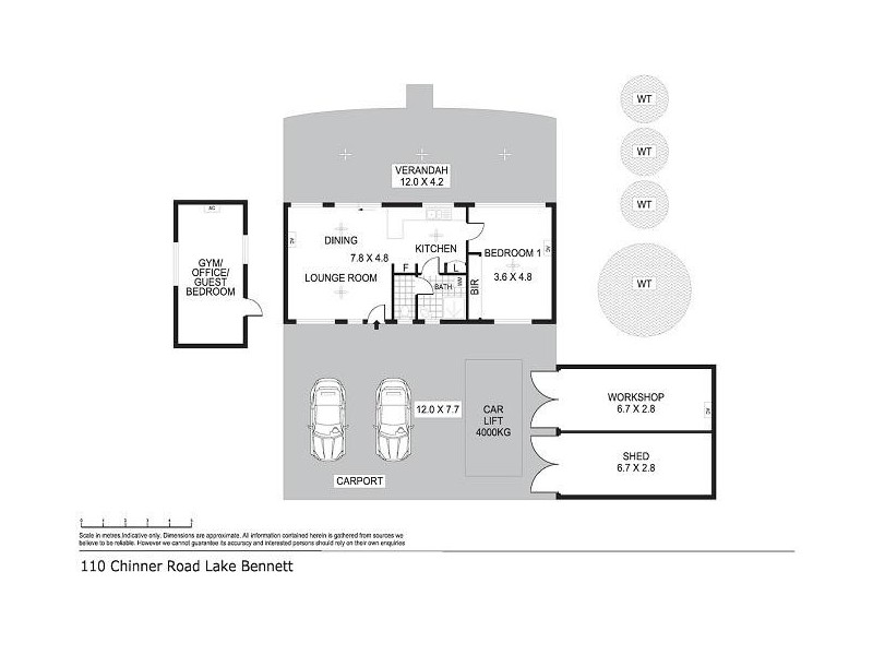 110 Chinner Road, Lake Bennett NT 0822 Floorplan