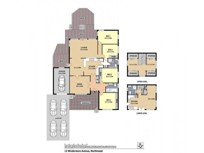 12 Windermere Avenue, Northmead NSW 2152 Floorplan