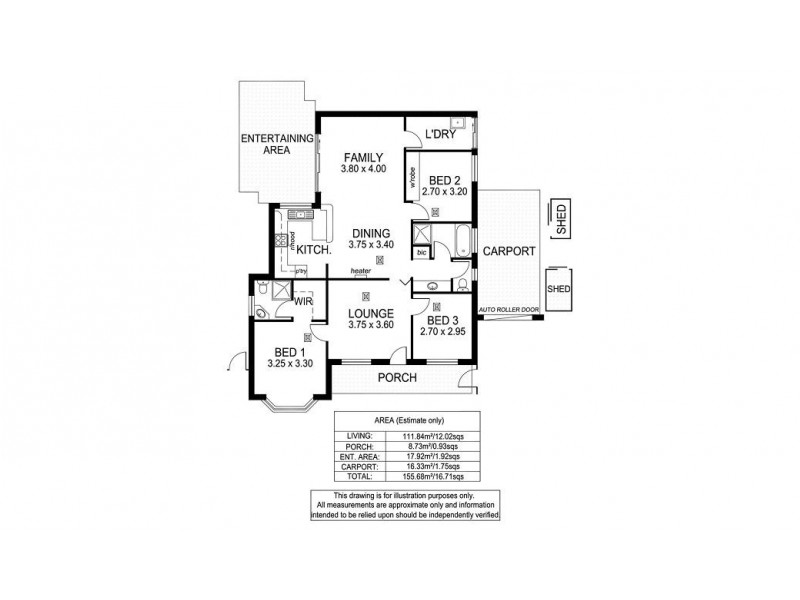 14 Park Street, Glandore SA 5037 Floorplan