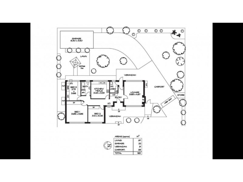1 Emily Avenue, Clapham SA 5062 Floorplan