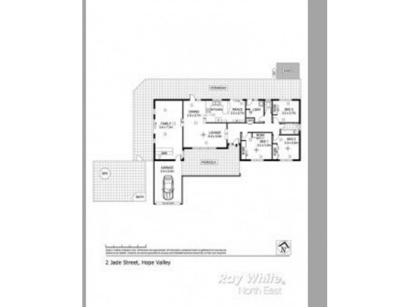 2 Jade Street, Hope Valley SA 5090 Floorplan