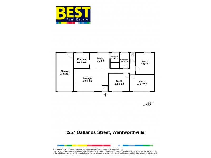 2/57 Oatlands Street, Wentworthville NSW 2145 Floorplan