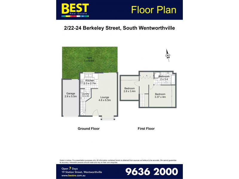 2/22-24 Berkeley Street, South Wentworthville NSW 2145 Floorplan