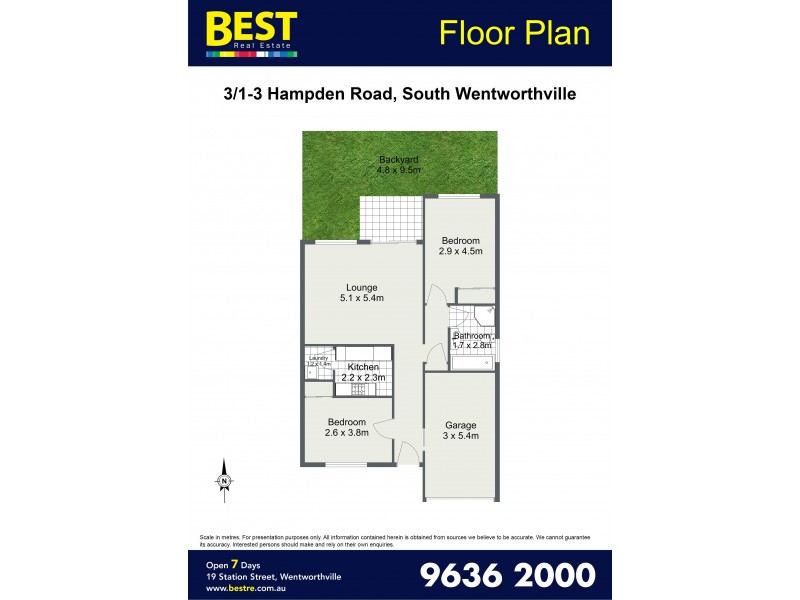 3/1-3 Hampden Road, South Wentworthville NSW 2145 Floorplan