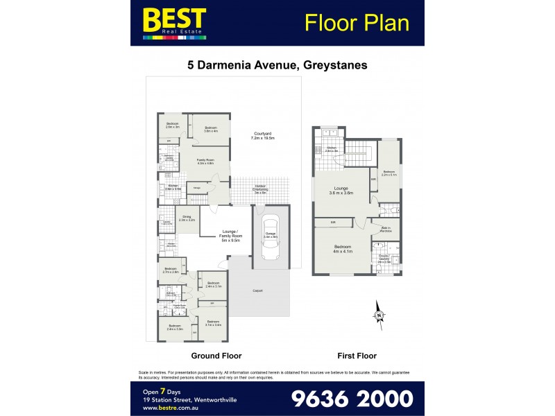 5 Darmenia Avenue, Greystanes NSW 2145 Floorplan