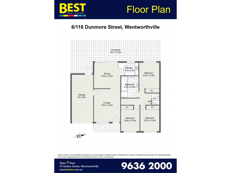 6/118 Dunmore Street, Wentworthville NSW 2145 Floorplan