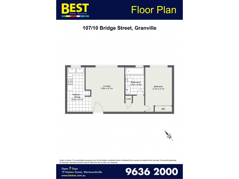 107/10-12 Bridge Street, Granville NSW 2142 Floorplan