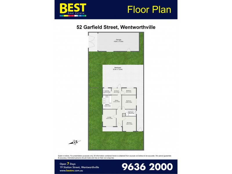 52 Garfield Street, Wentworthville NSW 2145 Floorplan