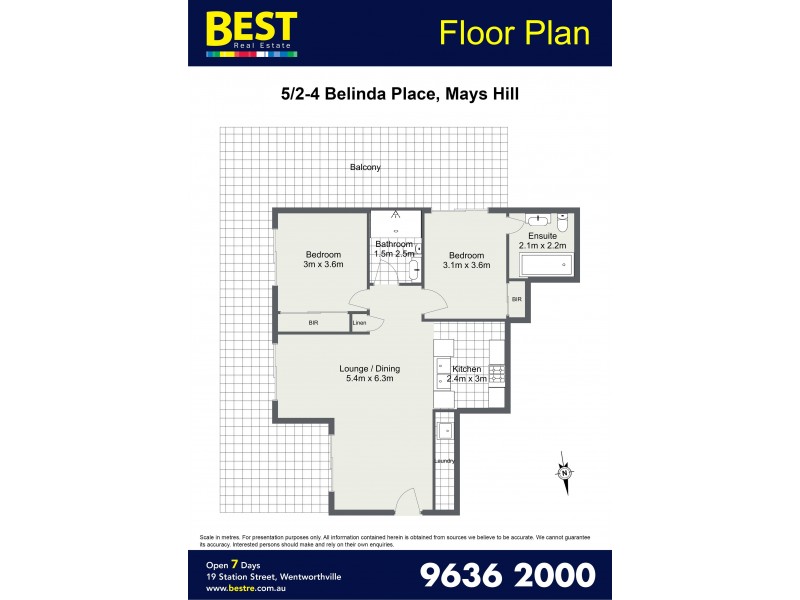 5/2-4 Belinda Place, Mays Hill NSW 2145 Floorplan