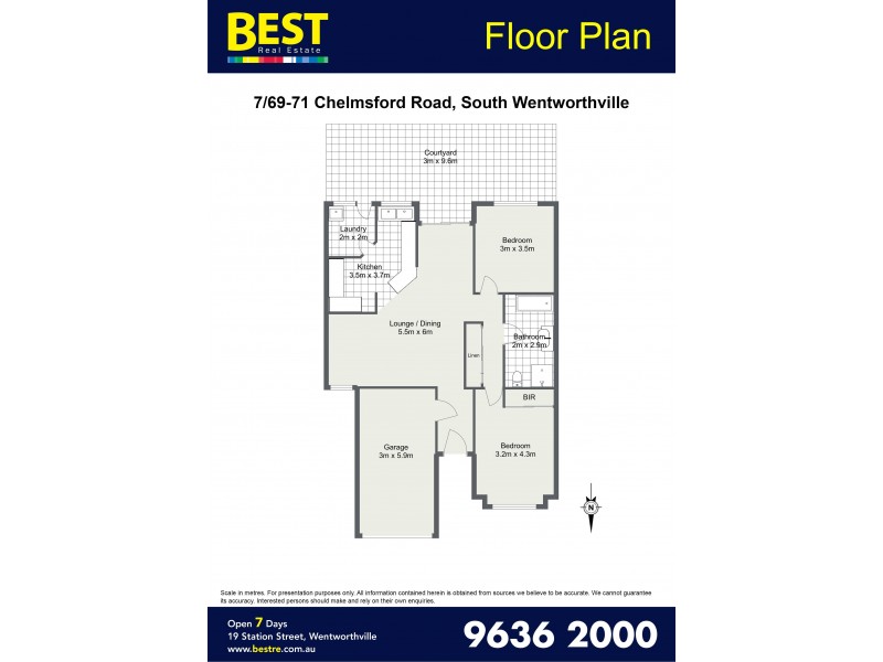 7/69-71 Chelmsford Road, South Wentworthville NSW 2145 Floorplan
