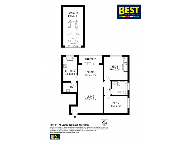 Merrylands NSW 2160 Floorplan