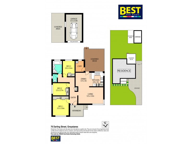 76 Darling Street, Greystanes NSW 2145 Floorplan