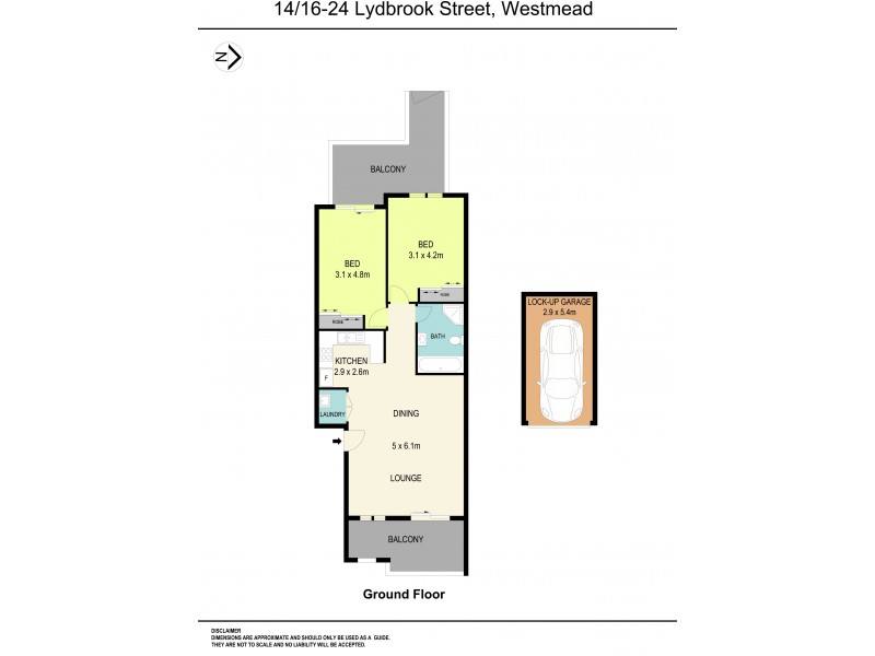 14/16-24 Lydbrook Street, Westmead NSW 2145 Floorplan