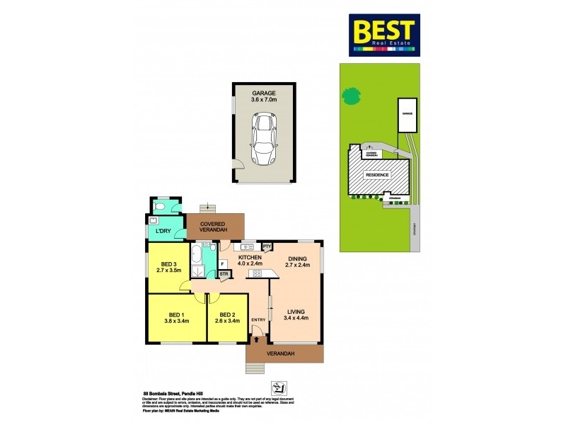 88 Bombala Street, Pendle Hill NSW 2145 Floorplan