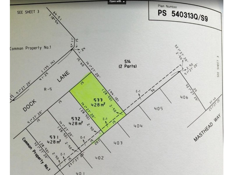 LOT 533 DOCK LANE, Werribee South VIC 3030