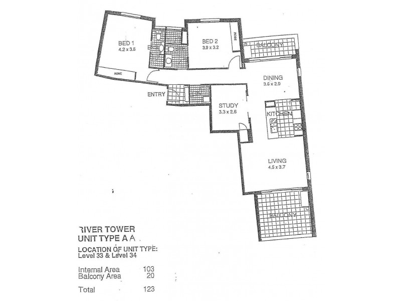 82 Boundary Street, Brisbane QLD 4000 Floorplan