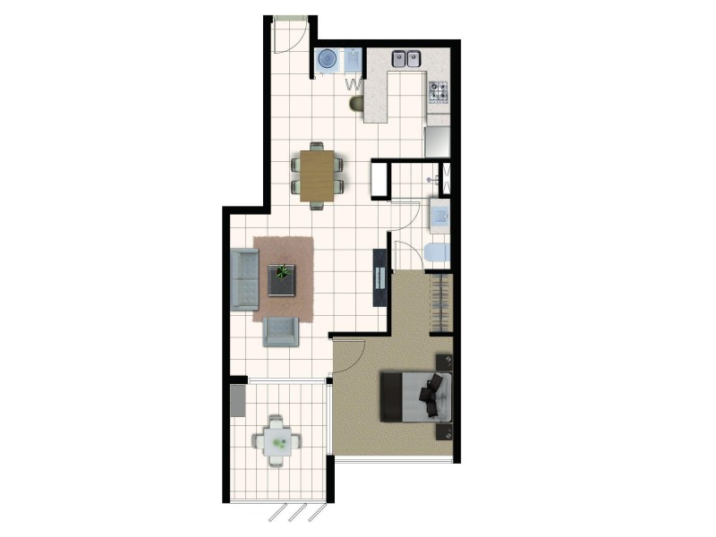 206/50 McLachlan Street, Fortitude Valley QLD 4006 Floorplan