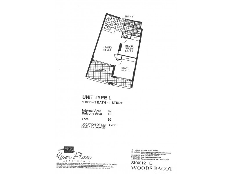 82 Boundary Street, Brisbane QLD 4000 Floorplan
