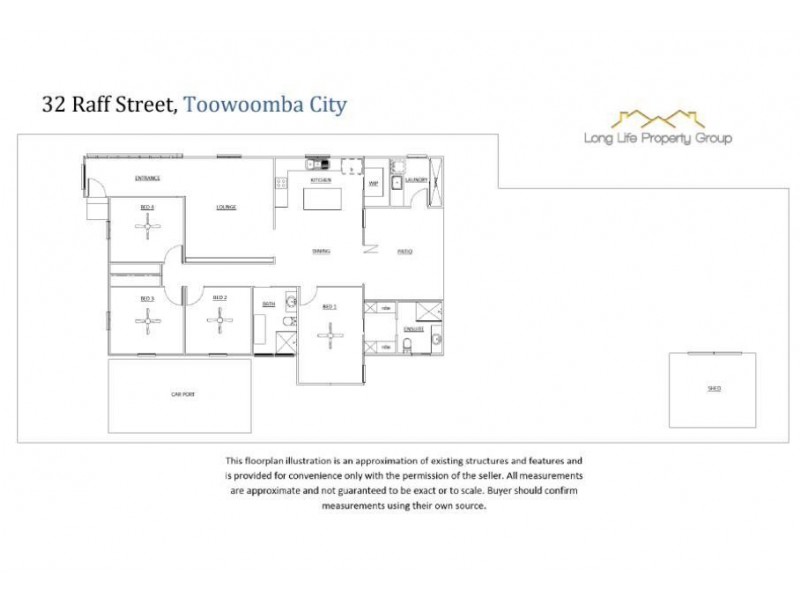 32 Raff St, East Toowoomba QLD 4350 Floorplan