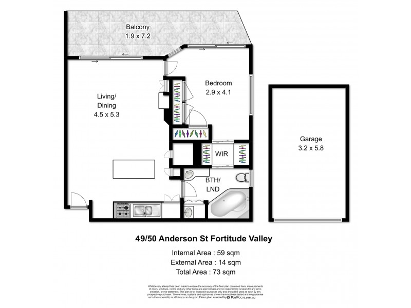 Unit 49/50 Anderson Street, Fortitude Valley QLD 4006 Floorplan