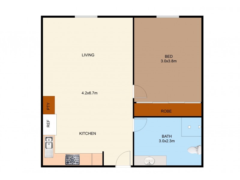 455 Brunswick Street, Fortitude Valley QLD 4006 Floorplan