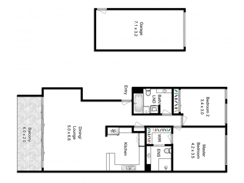 Unit 46/50 Anderson Street, Fortitude Valley QLD 4006 Floorplan
