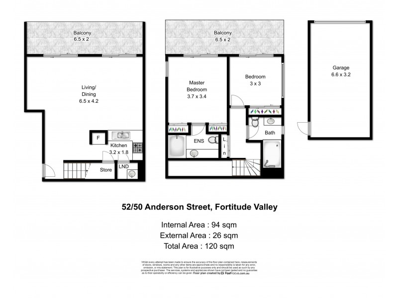 Unit 71/50 Anderson Street, Fortitude Valley QLD 4006 Floorplan