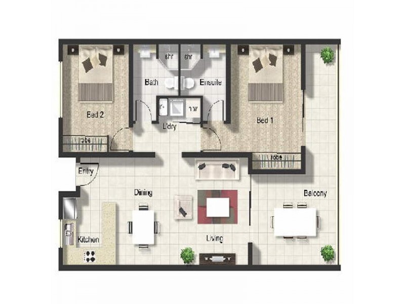 1/521-525 Varley St, Yorkeys Knob QLD 4878 Floorplan