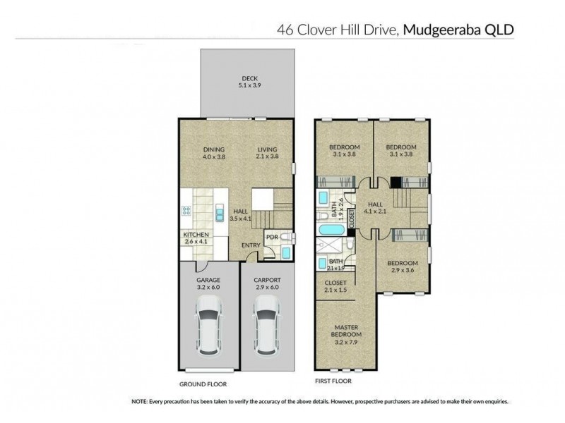 46 Clover Hill Drive, Mudgeeraba QLD 4213 Floorplan