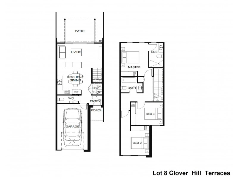 8/46 Clover Hill Drive, Mudgeeraba QLD 4213 Floorplan