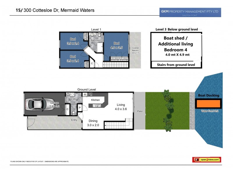 Unit 15/300 Cottesloe, Mermaid Waters QLD 4218 Floorplan