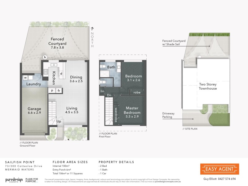 Unit 73/300 Cottesloe Drive, Mermaid Waters QLD 4218 Floorplan