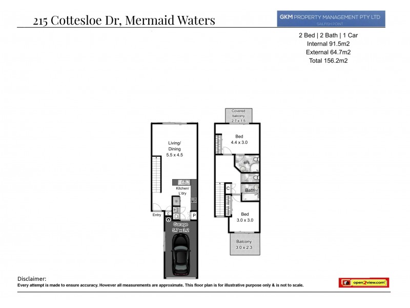 Unit 84/215 Cottesloe Drive, Mermaid Waters QLD 4218 Floorplan