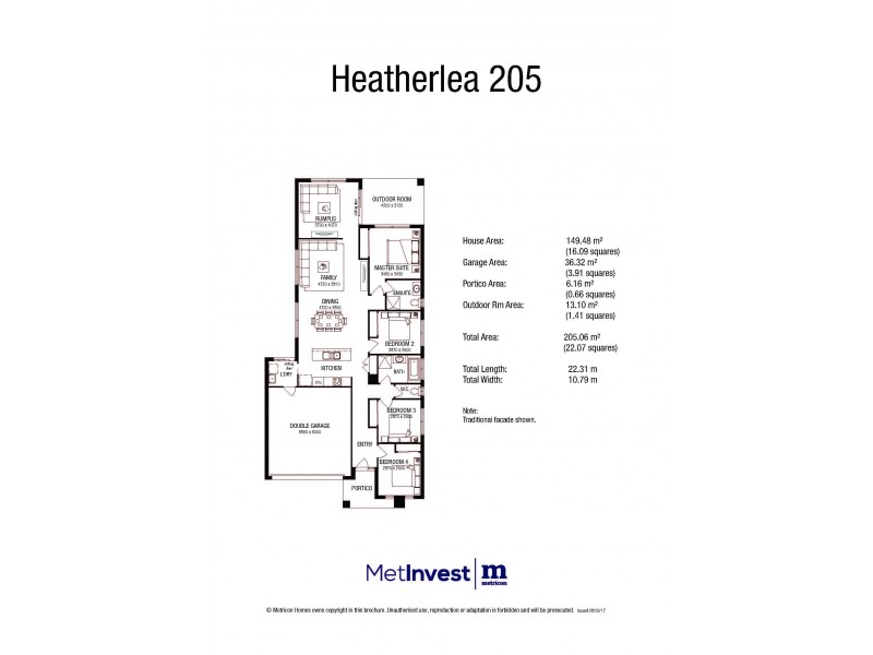 2905 Bayvista Circuit, Point Cook VIC 3030 Floorplan