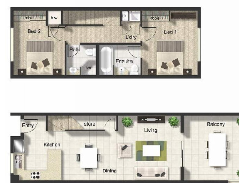 13/521 Varley Street, Yorkeys Knob QLD 4878 Floorplan
