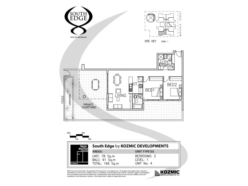 4/78 Merivale Street, South Brisbane QLD 4101 Floorplan