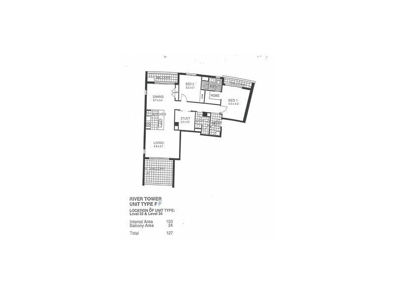 307/82 Boundary Street, Brisbane QLD 4000 Floorplan