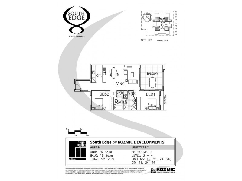 Unit 21/78 Merivale Street, South Brisbane QLD 4101 Floorplan