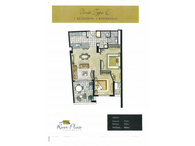 207/82 Boundary Street, Brisbane QLD 4000 Floorplan