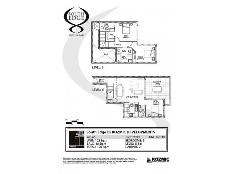 Unit 39/78 Merivale Street, South Brisbane QLD 4101 Floorplan