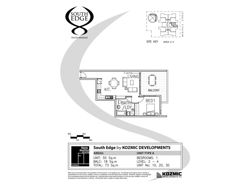 Unit 10/78 Merivale Street, South Brisbane QLD 4101 Floorplan