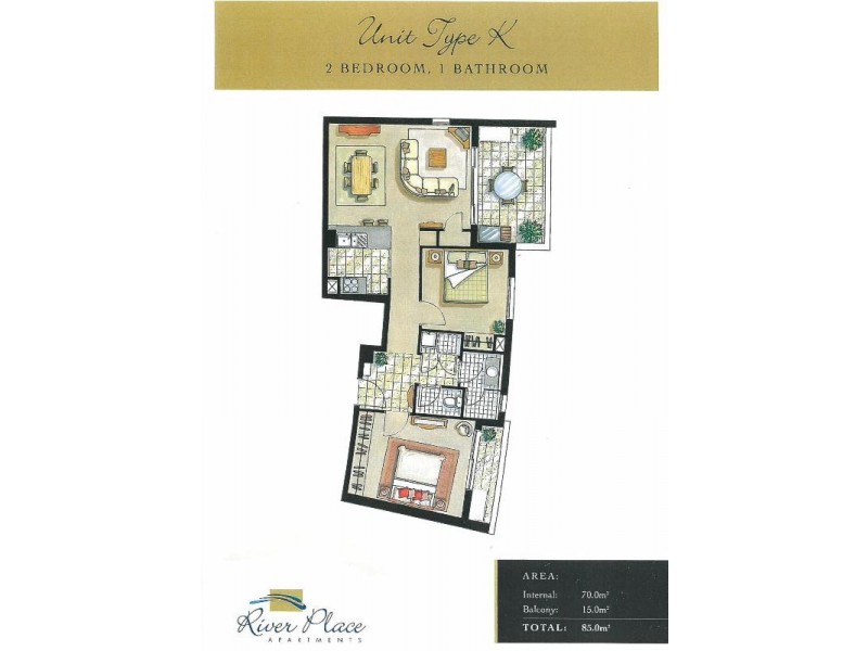 231/82 Boundary Street, Brisbane QLD 4000 Floorplan